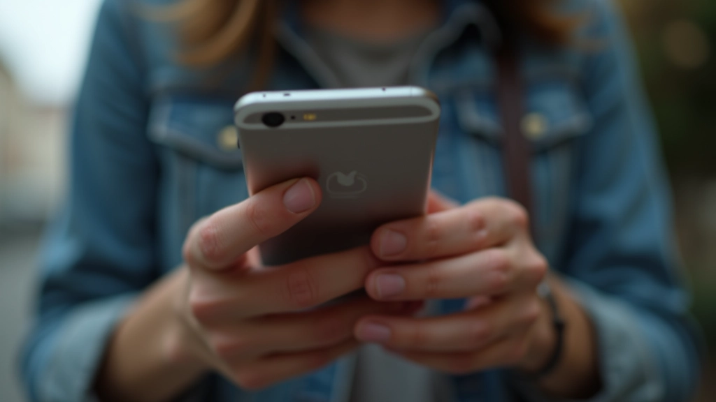 Gros plan d'un doigt sur un lecteur biométrique d'un smartphone avec écran de déverrouillage